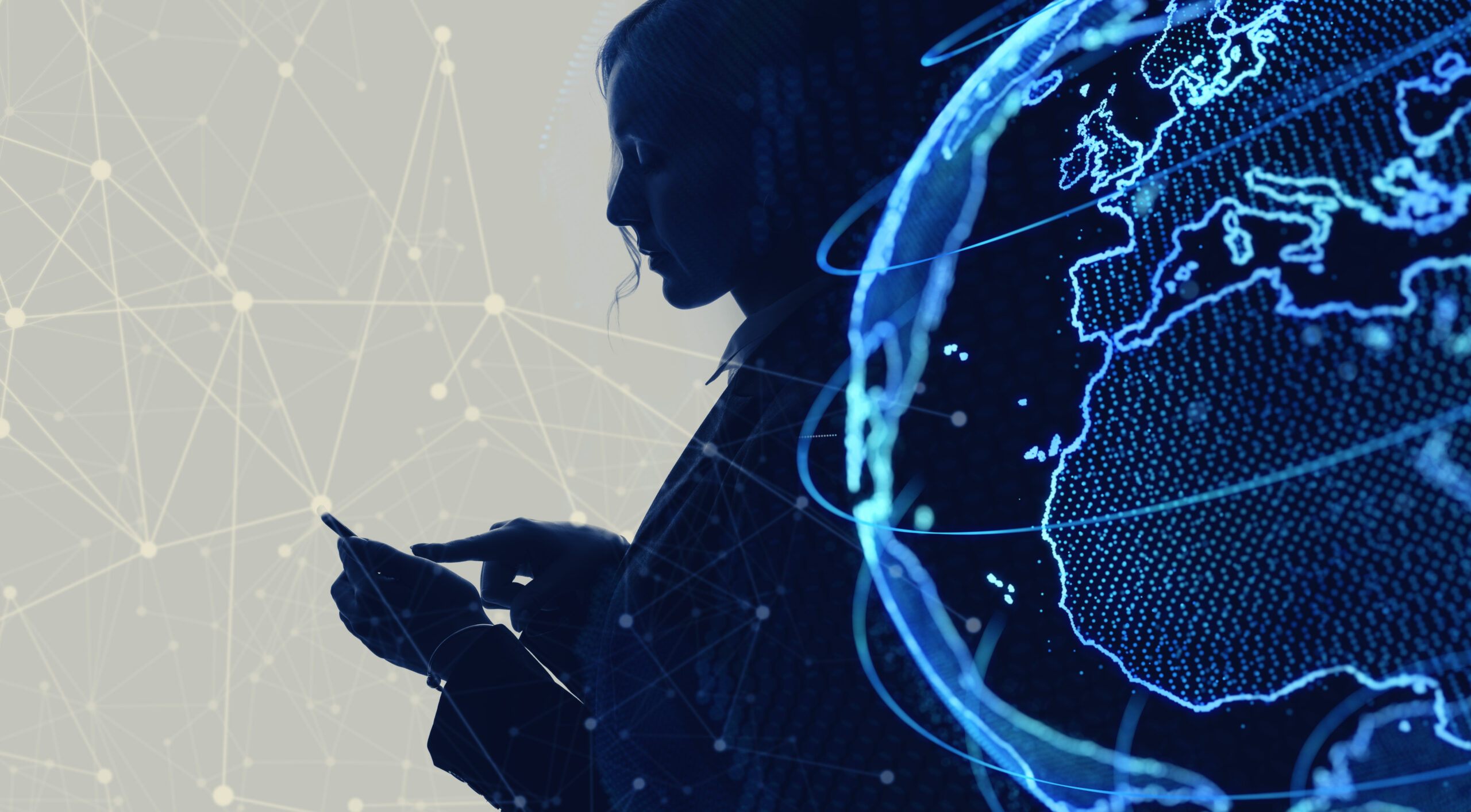 Global netwrok concept. Internet of Things. IoT.