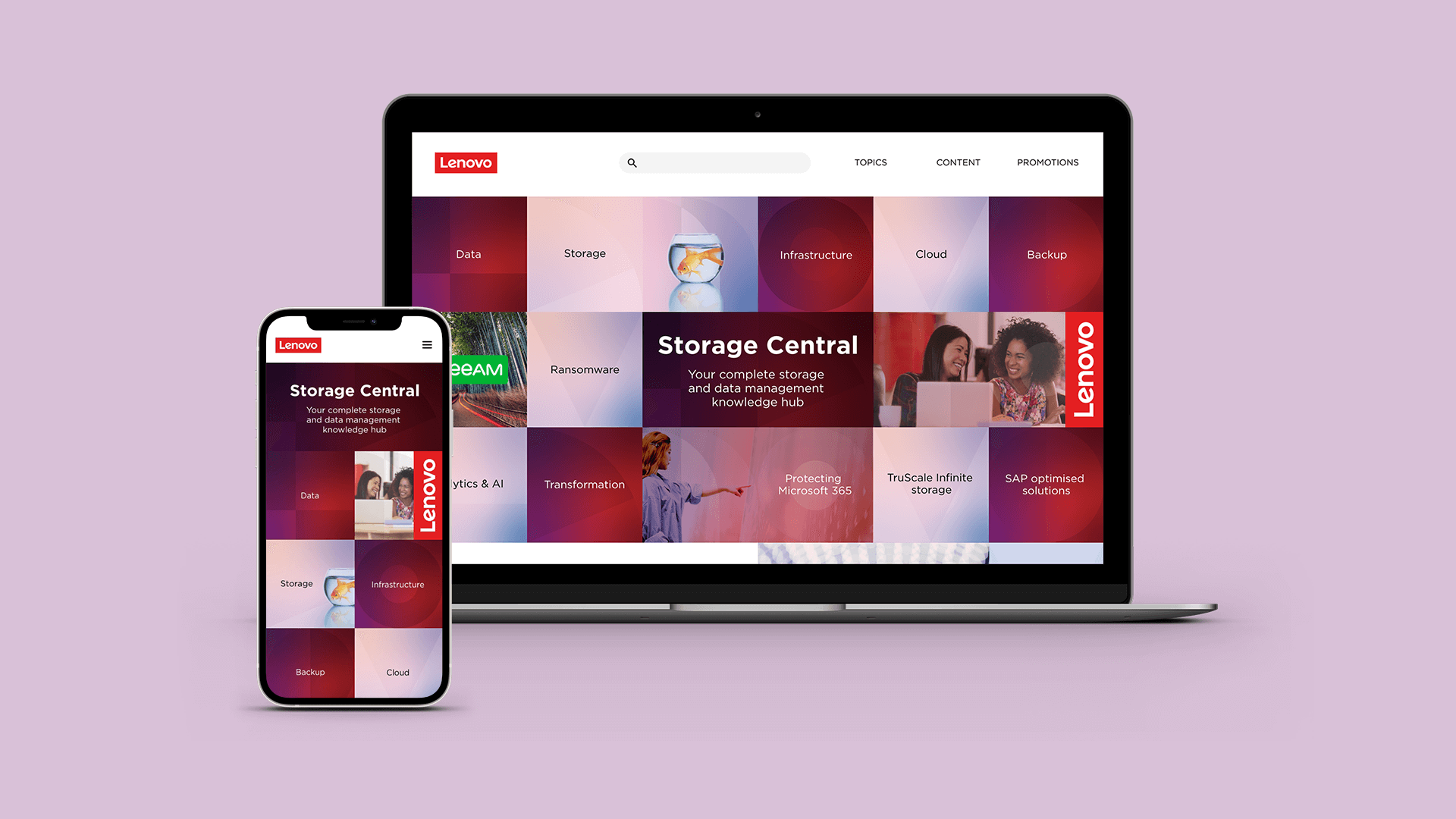 Lenovo Storage Central | Creation Agency